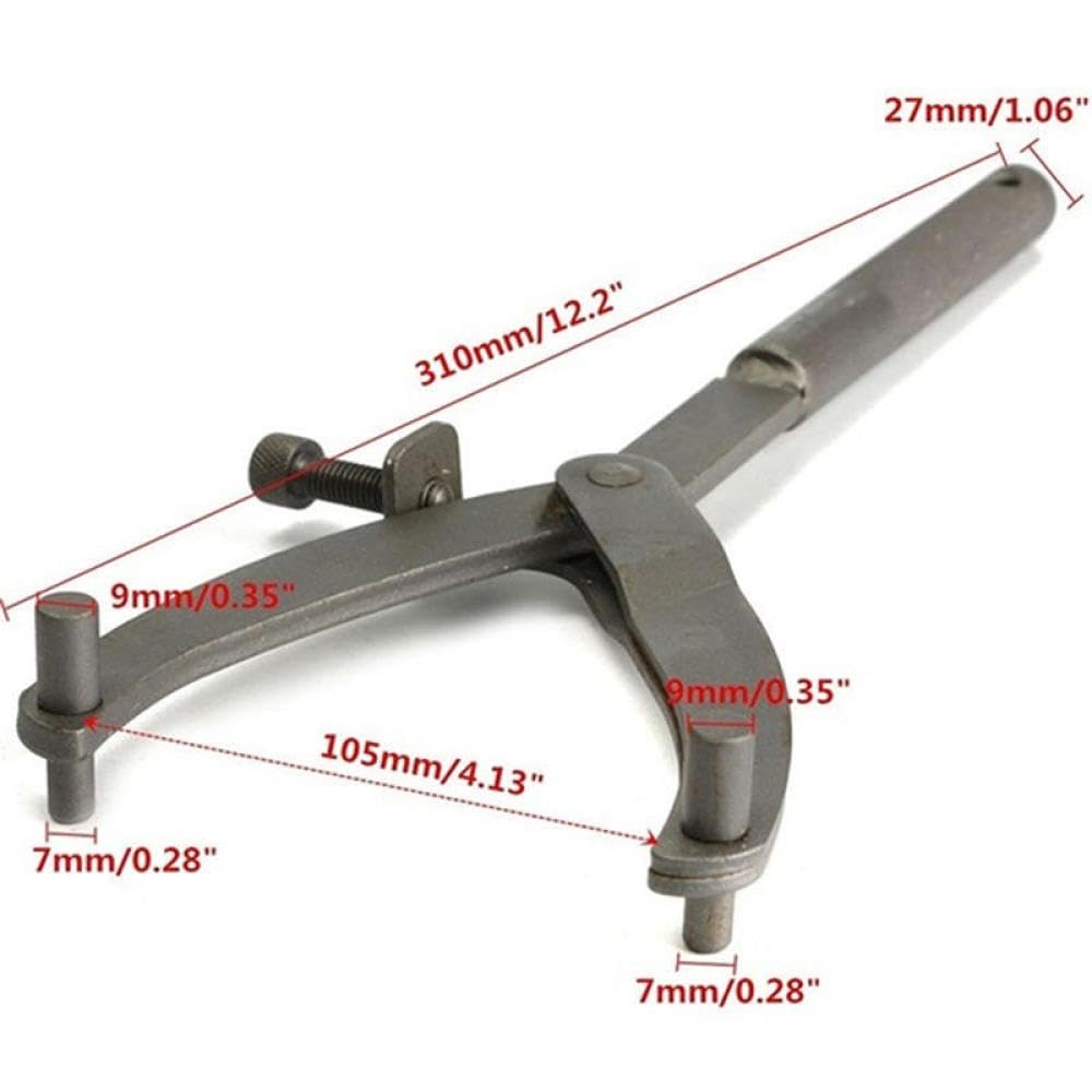 Supporto universale per riparazione strumento di rimozione frizione variatore volano scooter ciclomotore compatibile con la maggior parte dei motori 50cc 150cc