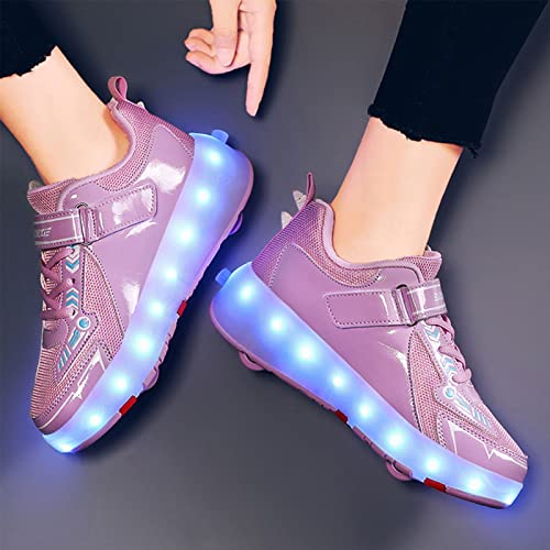 EMDPBD Scarpe per Pattini a Rotelle per Bambini