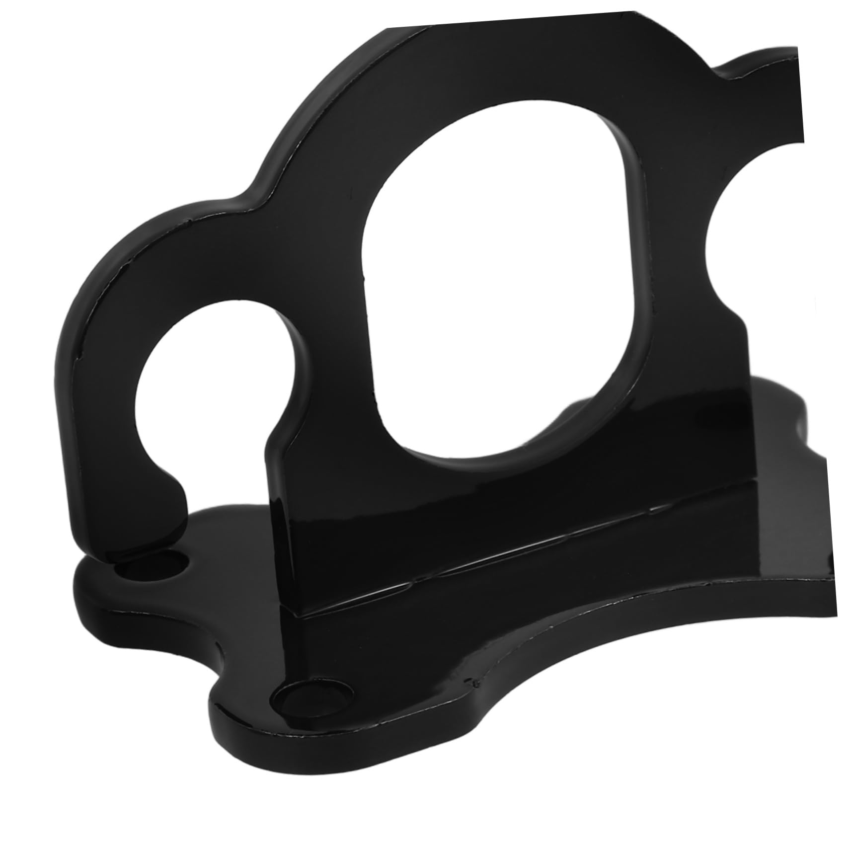 Beavorty Ganchos de Pared para Entrenamiento 3 Piezas Hierro Negro | Soporte Firme para Bandas de Resistencia, Carga Alta, Uso en Yoga Aéreo y Rutinas de Ejercicio