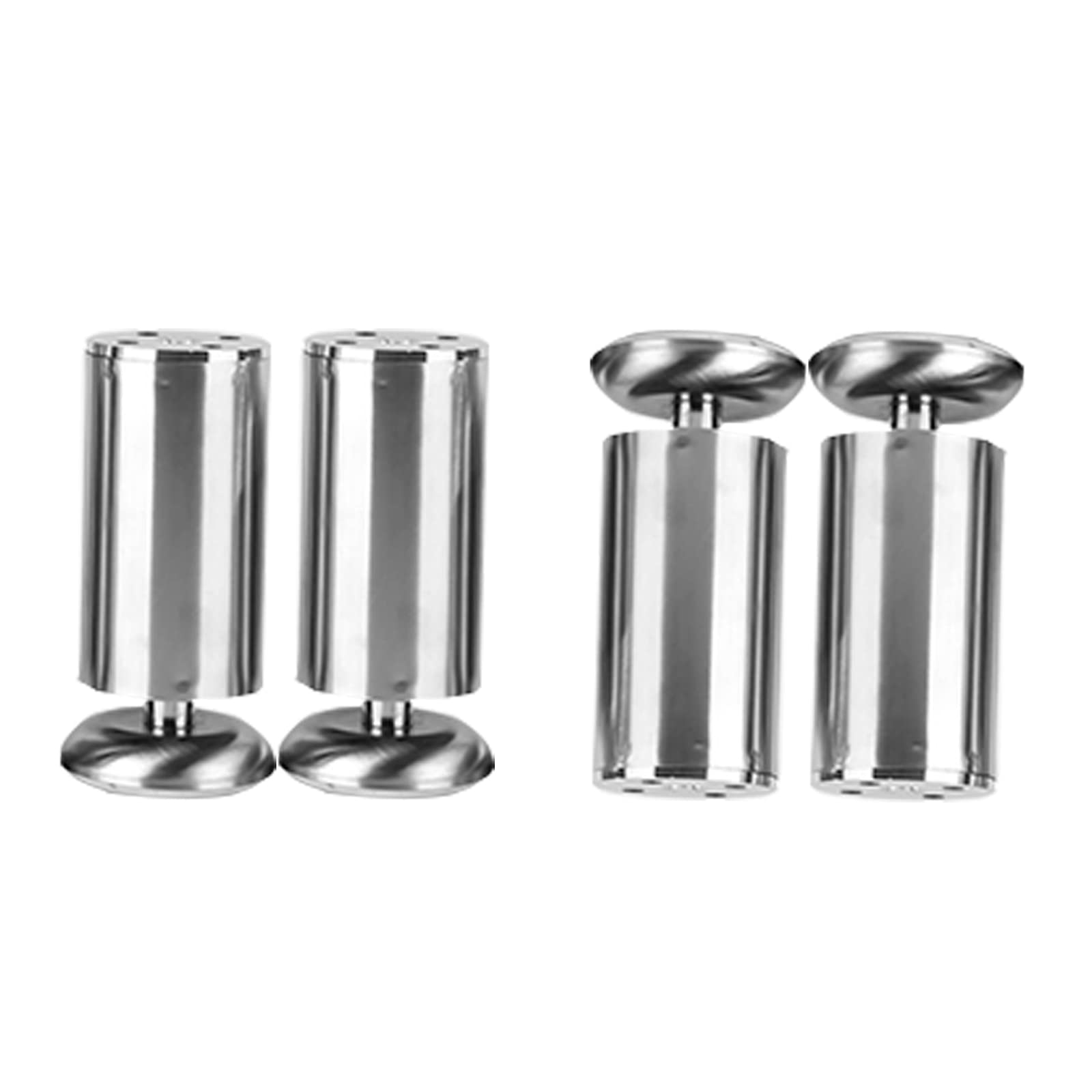 Kfgisd One Color 4 Pack Replacement Sofa Legs,Ajustable Feet,Sturdy And Durable,With Mounting Screws ，Metal Furniture Legs