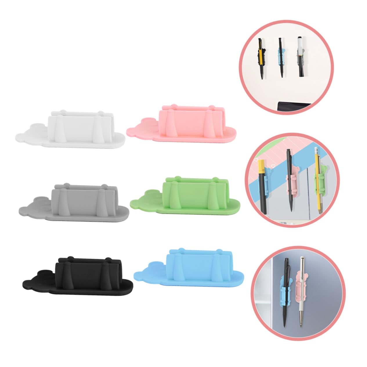 30stücke Teiliges Stifthalter Clips Blau Und Grün Selbstklebende Pen Holder Für Schreibtisch Und Kühlschrank Einsetzbar Rutschfest Und Einfach Anzubringen