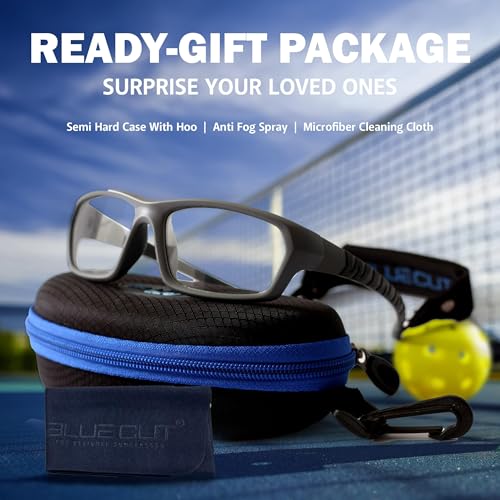 Image of BLUE CUT Sports Protection Goggles, Anti-Fog Lenses Safety Glasses for Basketball, Pickleball and All Outdoor Sports