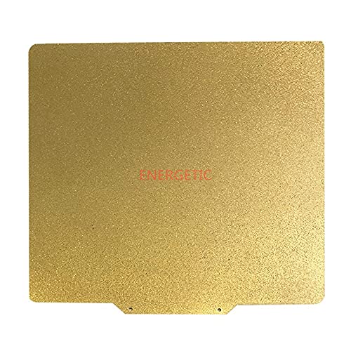 Lysee 3D Printer Parts & Accessories - Energetic Custom 300x250mm QIDI X-Max Powder Coated Sheet,Textured and Smooth PEI Spring Steel Build Plate for 3D Printer Parts - (Size: Textured and Smooth)