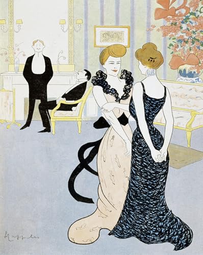 Cuadro Pintura Murales Decor para Salón Elegante Lienzo Enigma Cappiello 60x90