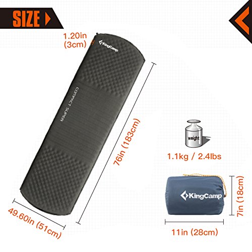 KingCamp Wave Super Stesso Materassino Gonfiabile