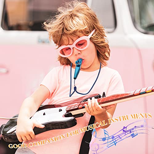 24 Pcs Metal Kazoo 6 Colors Kazoos With Lanyards Musical Instruments Kazoo For Kids Metallic Kazoos Toys For Party Favor Gifts Supplies Gift Bag Fillers #TOP4