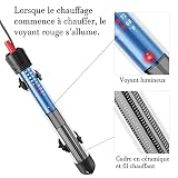 PYPABL chauffage d’aquarium 50W en verre de quartz, 20 cm photo 4
