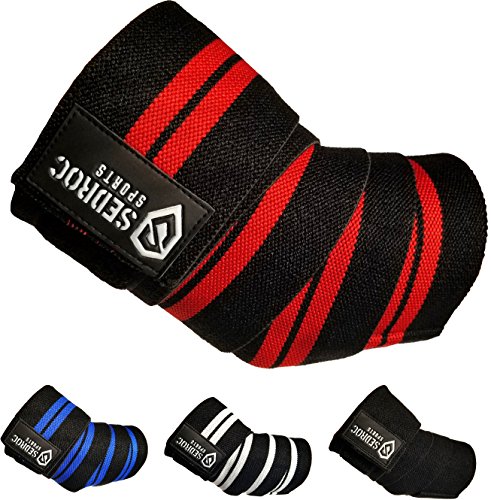 Weight Lifting Elbow Wraps by Sedroc Sports
