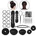 PIXNOR Hair Styling Accessories Kit Set for DIY