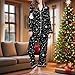 Women's Christmas Pajamas Set Loose Long Sleeve Sleepwear Soft Button Down 2Pcs Pjs Lounge Sets Cute Graphic Nightwear