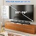 RFIVER Universal TV Stand Base TV Legs fit Most 20-70 LCD LED Flat Screen Inch TVs, Table Top Pedestal TV Legs with Height Adjustment Holds 50KG Max VESA 800x600mm