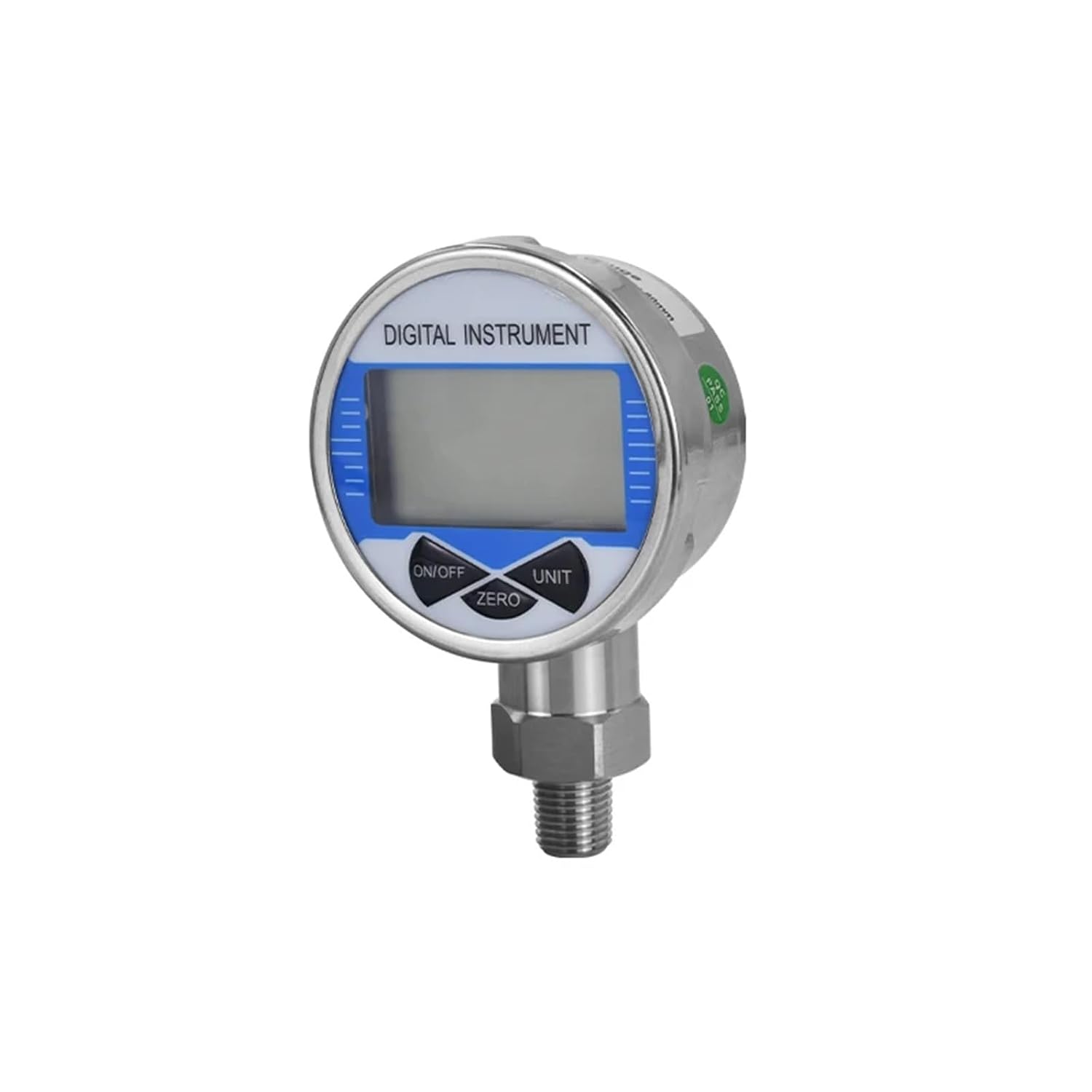 1pcs Digital Pressure Gauge -1-1000bar Air Liquid Fuel Oil Water Digital Pressure Manometer M20*1.5, G1/2, G1/4 Pressure Gauge(80mm G1-2,0-4bar)