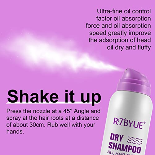 Cloxeny Dry Shampoo For Women,Dry Shampoo Powder,Dry Shampoo For Dark Hair,Refresh Hair And Absorb Oil Between Washes, Waterless Shampoo For Added Hair Texture And Body,Coconut Fragrance,6.73 Fl Oz #TOP1