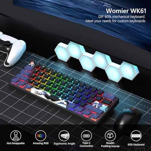 Clavier mécanique 60% idéal pour libérer l'espace de votre bureau PC
