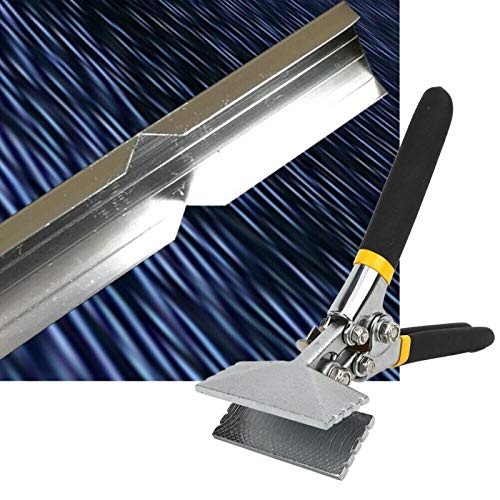 Sxhlseller 1/4 Zoll Biegezange Metallblech, Griffnahtzange Handblech Seamer Rutschfest für Eisenblech Edelstahlblech Kunststoff Gerade