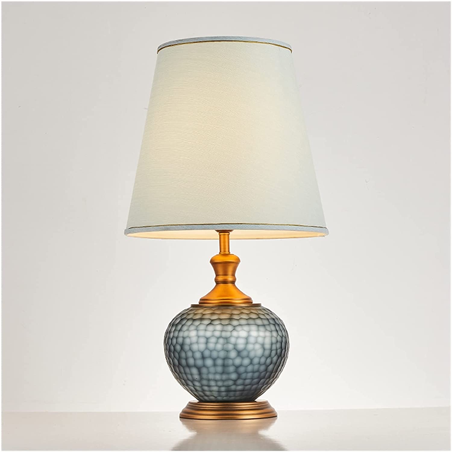 TTDGYYXW Lampade per Soggiorno Lampada da Comodino per Camera da Letto Artistica Creativa Lampada da Tavolo Smaltata con Decorazione per Villa di Lusso (col