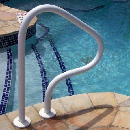 Baranda para piscina SAFTRON P-326-RTD Taupe 30" x 26" miniatura 2