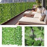 Mendler Siepe Artificiale Privacy Balcone Giardino Rete Decorativo N77 Poliestere Chiaro 500x150cm
