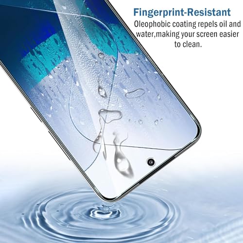 Image of Tempered Glass Screen Protector Compatible for Xiaomi 14 5G with Edge to Edge Coverage and Easy Installation Kit, Pack of 1, Black