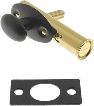 Idh Solid Brass Mortise Door Bolt - Premium Quality Polished Chrome Finish Hardware