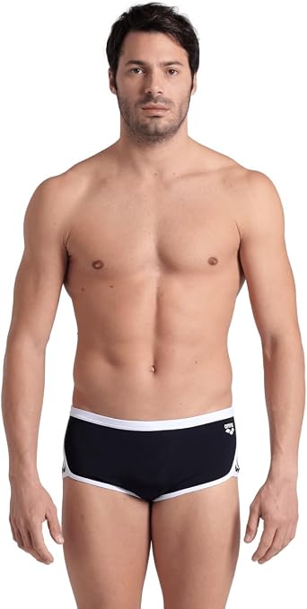 بدلة سباحة رياضية قصيرة للرجال من ARENA Performance Icons Solid Low-Waist Swim