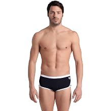 ARENA Performance Mens Icons Solid Low-Waist Swim Brief Short Athletic Swimsuit