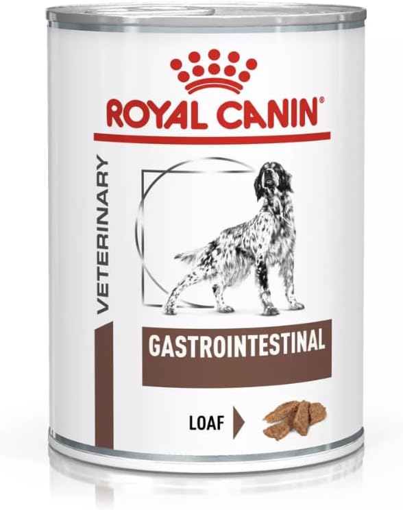Veterinary Gastrointestinal Wet Dog Food in Loaf | 12 x 400g Cans | Complete Dietary Food for Adult Dogs | For the Support of Dogs with Digestive Sensitivities