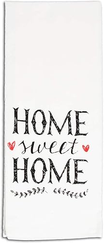 Miniatura 9 de fillURbasket Lindo juego de toallas de cocina divertidas con refranes inspiradores para el hogar, familia, amor y horneado, 5 toallas de saco de