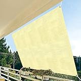 Sun Shade Sail Canopy se hace principalmente de polietileno de alta densidad (HDPE) de tela que sombrea con costuras firme, resistencia al desgarro y resistencia a la intemperie y resistencia al moho