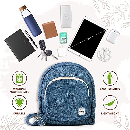 Core Hemp Mini Backpack (Himal-Blue) #TOP3