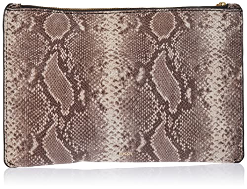 Fossil Womens Gift Pouch, Snake Print, 27.9 cm L X 0.6 cm W X 18.4 cm H EU