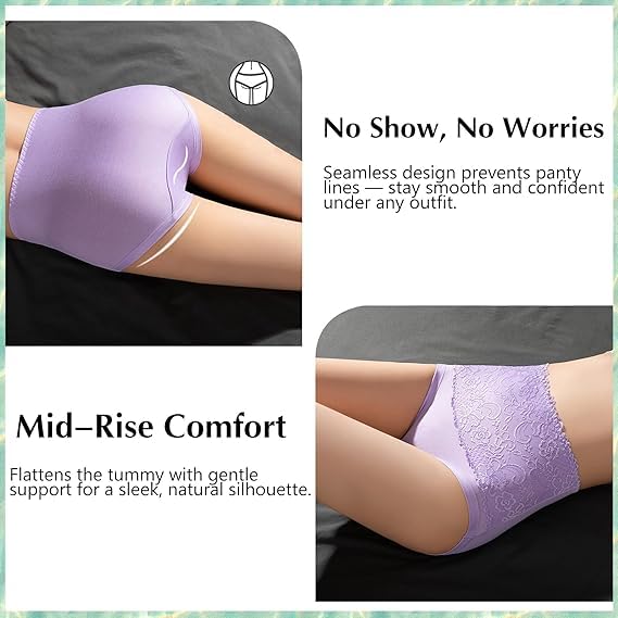 Evella Leak Proof Underwear, Evella Leak Proof Panties, Leakproof High-Waisted, Stay dry, Feel fresh4