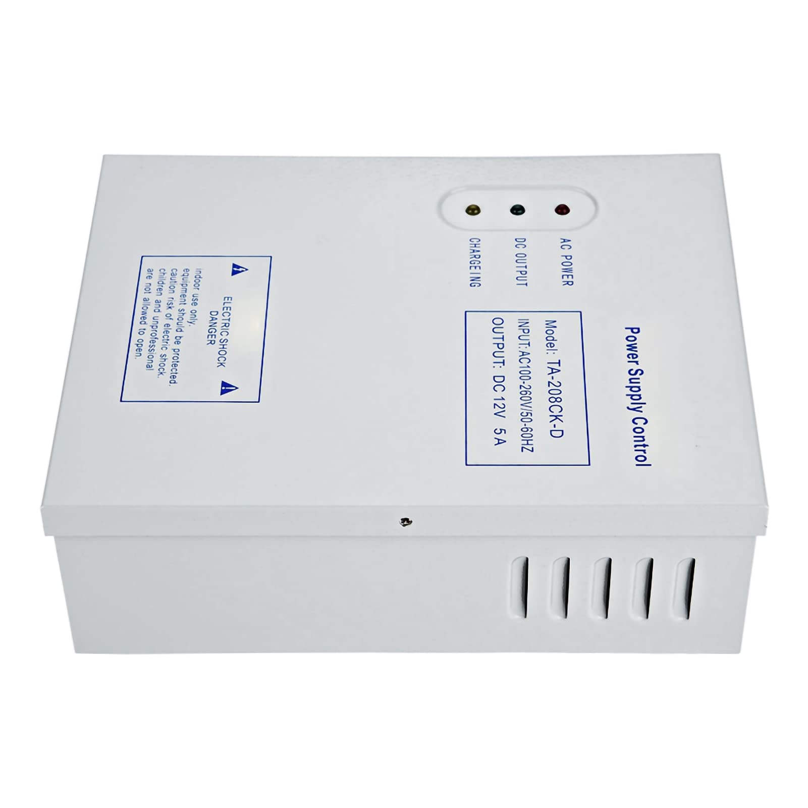 Fuente de Alimentación con Control de Acceso DC 12V 5A Fuente de Alimentación Conmutada Eficiente para Sistemas de Control de Acceso a Puertas