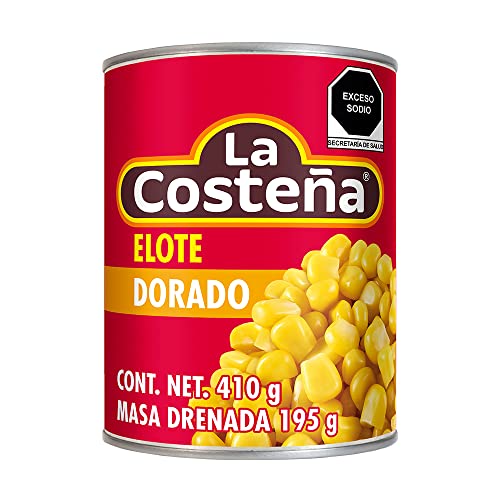 La Mejor Selección de Verduras más recomendados. 36 Elote Dorado La Costeña, 410 gm ( Paquete de 1)
