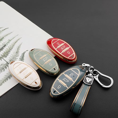 Funda para llave de coche FAW Besturn T33 T77 T99, evita el desgaste de tu mando inteligente 5