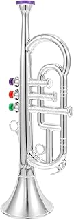 NUOBESTY 1Pc Musical Instrument Props Model Trumpet Toy Instrument Musical Instruments for Kids Early Instruments Learning Tool Wind Instrument Toy Fake Trumpet Child Plating Christmas