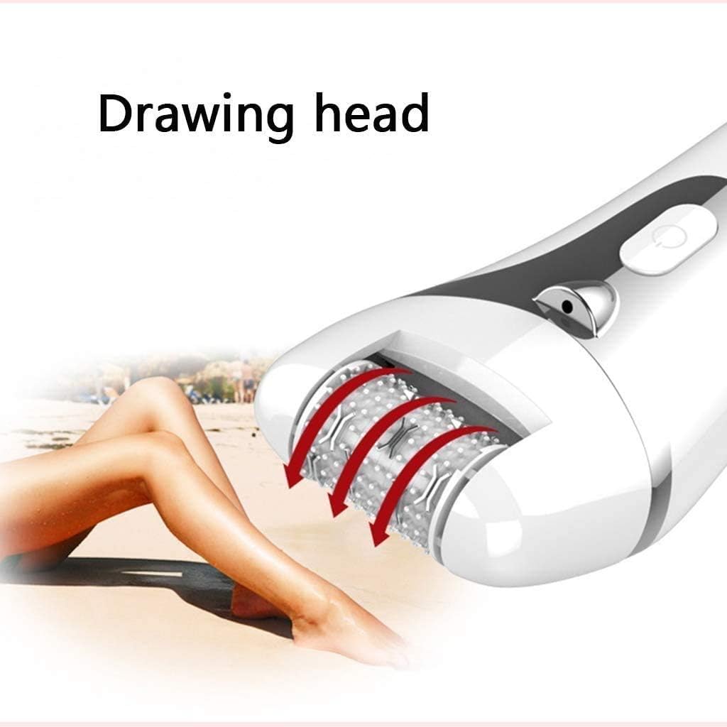 Epilator, Hair Removal Epilator, for Legs,Underarms, Bikini& Face, Face Care for Women 3 in 1 Kit (Color : White)