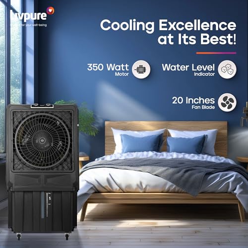Image of Livpure Scorpio Desert Air Cooler- 100 L | 20 inch Fan Blade | High Air Delivery | Water Level Indicator | Anti-Bacterial Honeycomb Pad | 350 Watts Motor | 2 years Warranty by Livpure