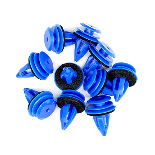 DZMZL フロント&リアホイールフェンダー アーチモールディング トリムクリップ 20個セット ブルー ランドローバー LR027255 ディスカバリー スポーツ レンジローバー イヴォーク