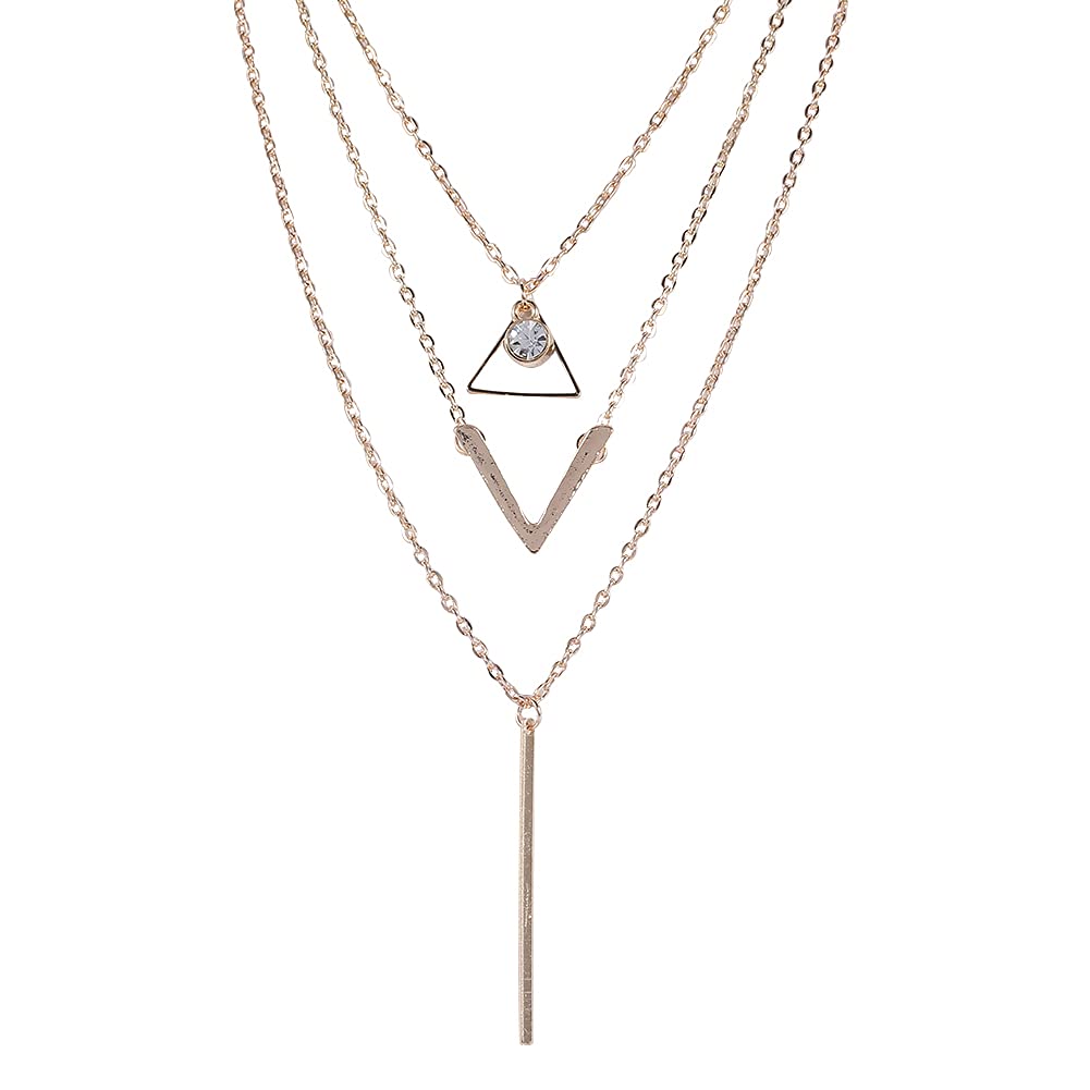 Jinyi Exquisite Workmanship Simple and Stylish Multi-layer Pendant Necklace, Fashion Multi-layer Chain, for Women Meeting