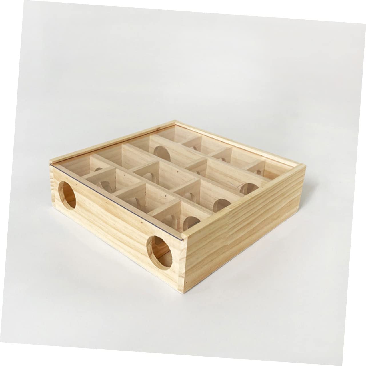 ibasenice Holz Labyrinthspielzeug für Hamster und Ratten, Mehr Stück