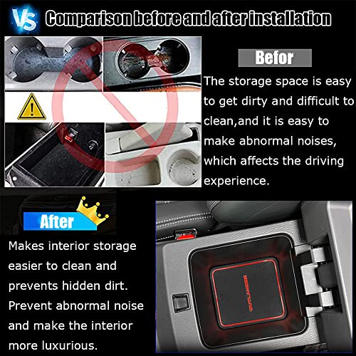 Accesorios interiores para Mitsubishi Outlander 2022-2024 Rojo miniatura 3