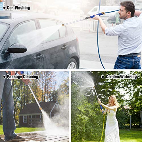 Jet Car Washer CAVEEN Magic Pressure Power Nozzle Washer Wand Hose Nozzle Car Washing and Window Washing Pressure Spray Wand (Wand+Washer)