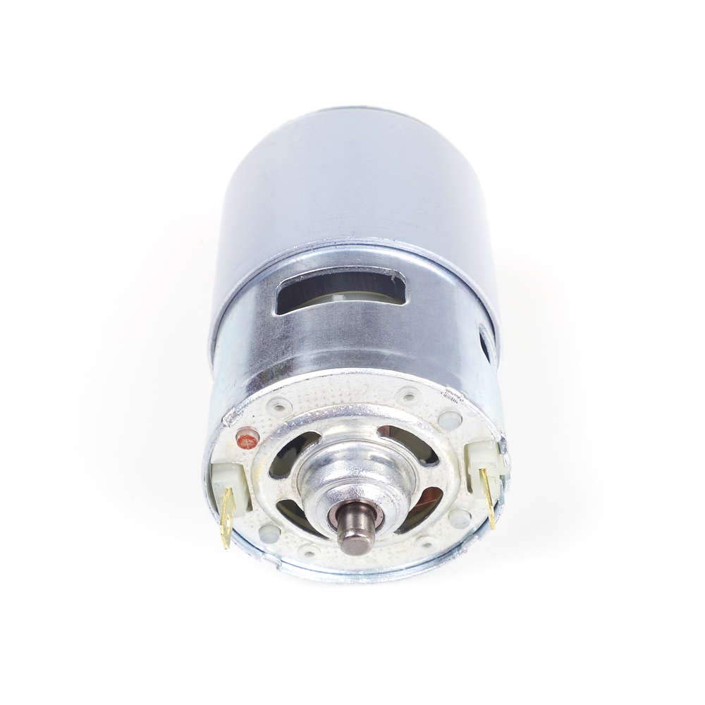 775 Motore DC 12V-36V 3500-9000 RPM Cuscinetto a sfera Grande coppia Alta potenza Motore componente elettronico a basso rumore