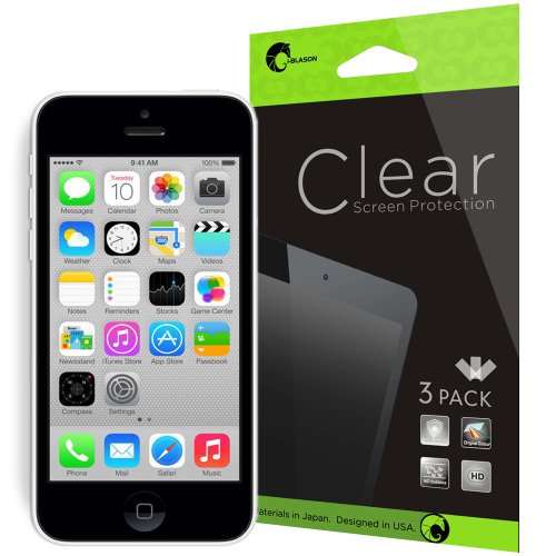 i-Blason 3 Pack for Apple iPhone 5C / iPhone 5S / iPhone 5 Screen Protectors Premium HD Clear Version Life Time Warranty (AT&T, Verizon, Sprint, T-Mobile, All Carriers) i-Blason 3 Pack for Apple iPhone 5C / iPhone 5S / iPhone 5 Screen Protectors Premium HD Clear Version Life Time Warranty (AT&T, Verizon, Sprint, T-Mobile, All Carriers)