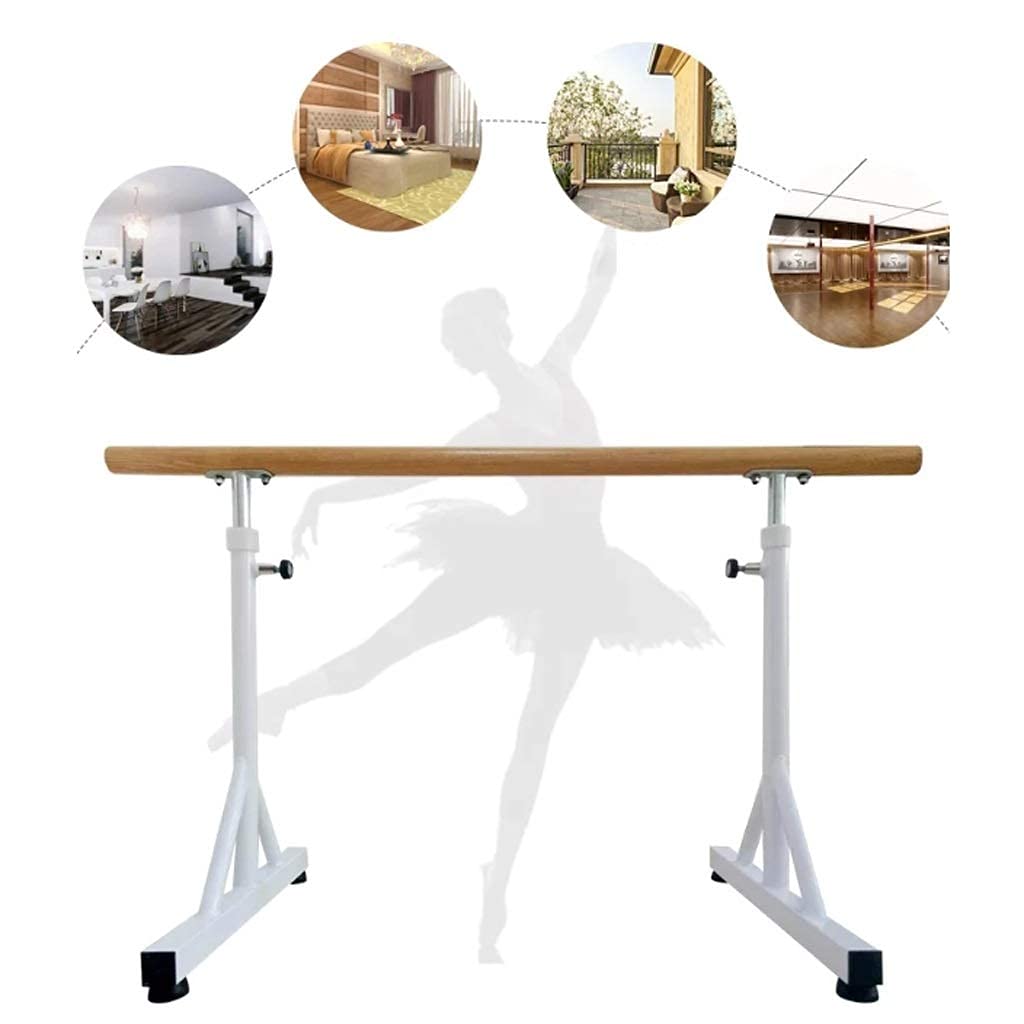 ASumPio Mobile Ballettstange 150 Cm – Höhenverstellbar (80–105 Cm), Mit Rutschfesten Füßen | Für Tanz, Dehnung & Yoga, Tragbar