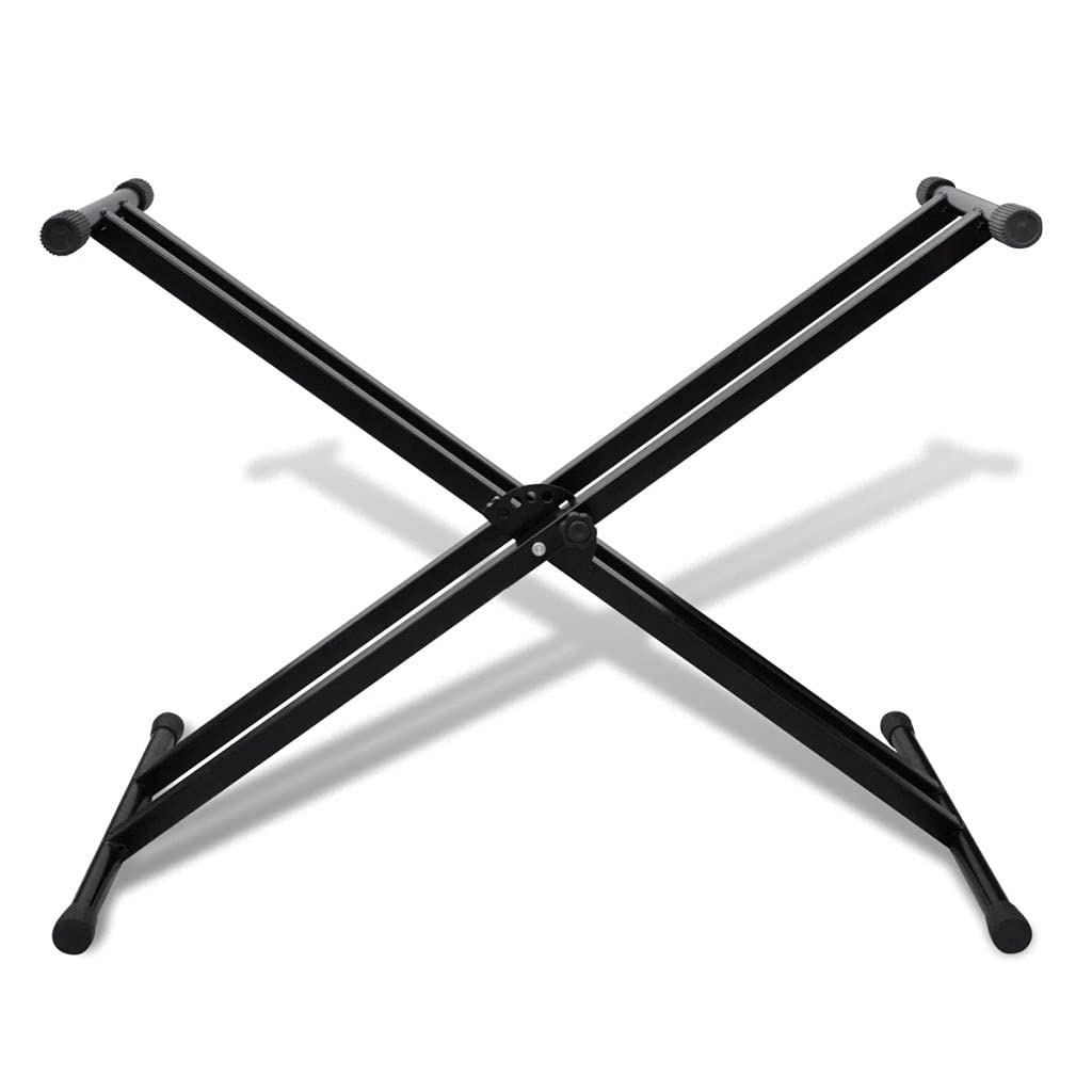 Homgoday Supporto regolabile per tastiera a doppio braccio X-Frame