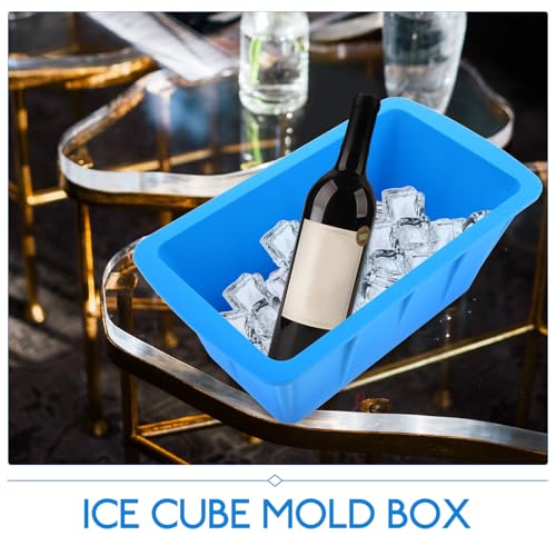 Molde grande para cubitos de hielo de silicona reutilizable miniatura 7