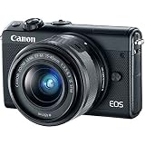 Canon EOS M100 Mirrorless Camera w/15-45mm Lens - Wi-Fi, Bluetooth, and NFC Enabled (Black) (Renewed)