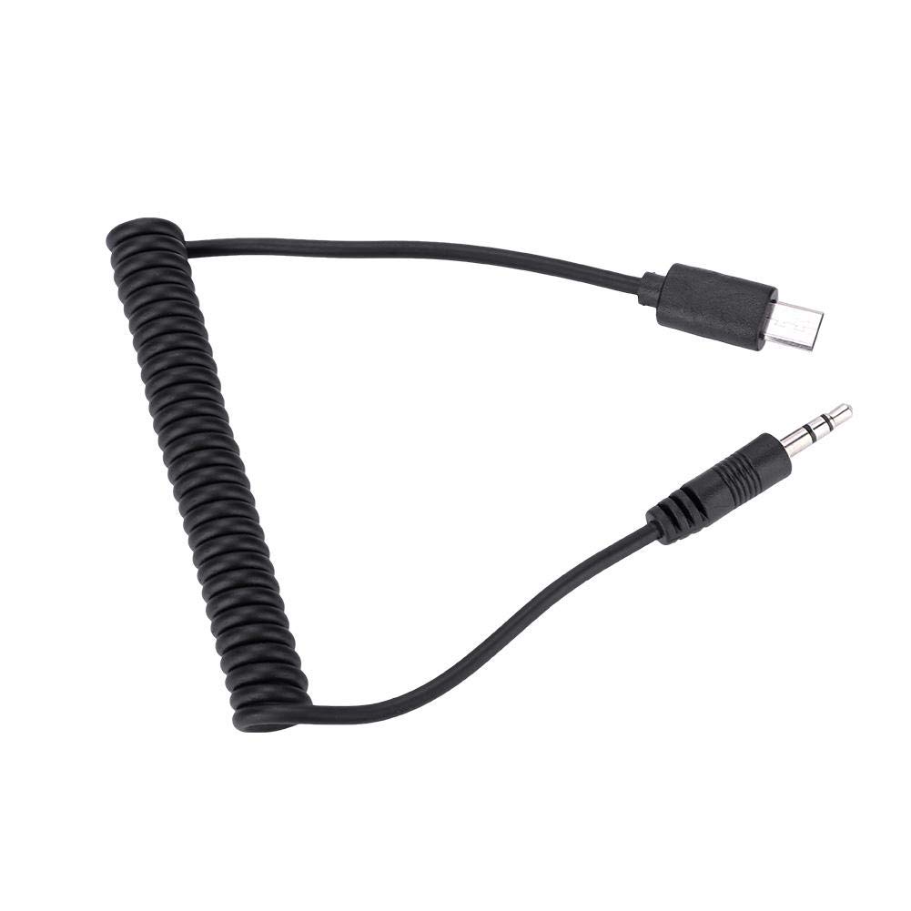 Kabel zwalniający EBTOOLS do Sony, czarny kabel zwalniający 3,5 mm / 2,5 mm do Sony RX1 / RX10 / RX100 / A7S / A7R / A7 / A7II / A7III / A9 / A58 / 77M2 (3,5 mm)